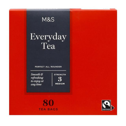 Marks & Spencer Fairtrade Everyday Tea Bags 80 Bags