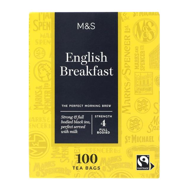 Marks & Spencer Fairtrade English Breakfast Tea Bags 100 Bags