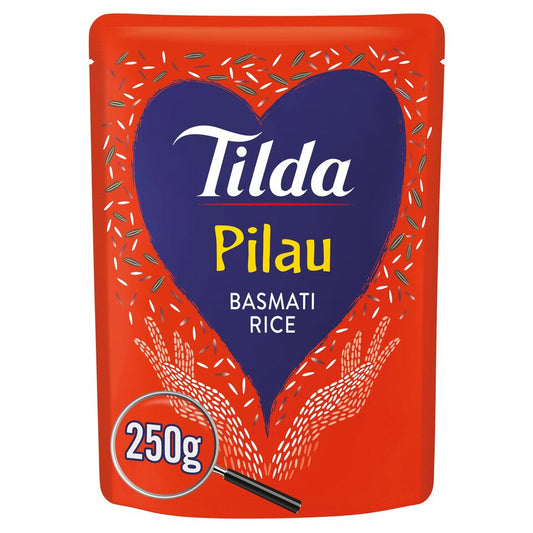 Tilda Pilau Steamed Basmati Rice 250g