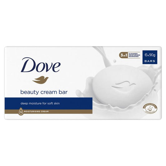 Dove Original Beauty Bar Cream 6 x 90g