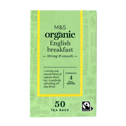 Marks & Spencer Organic English Breakfast Teabags 50 Bags