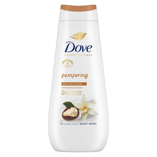 Dove Pampering Advanced Care Body Wash Shower Gel Shea Butter & Vanilla 400ml