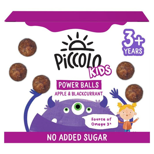 Piccolo Kids Power balls Apple and Blackcurrant 4 x 20g