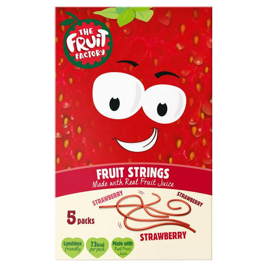 The Fruit Factory Strawberry Fruit Strings 100g