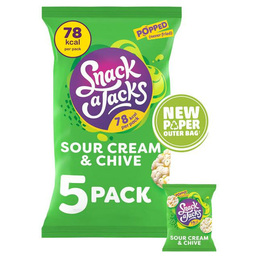 Snack-A-Jacks Sour Cream & Chive (4X22g)