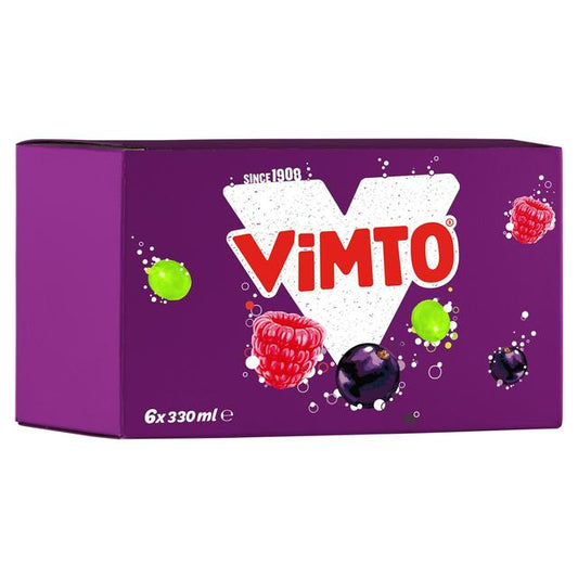 Vimto Fizzy Fruit Juice (6X330ml)