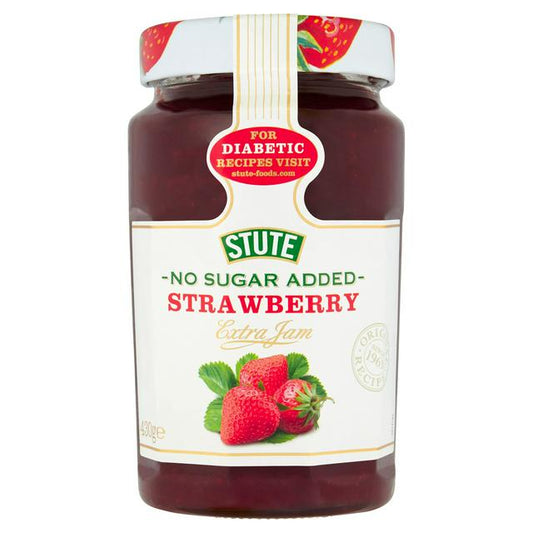 Stute No Added Sugar Diabetic Strawberry Jam (430g)