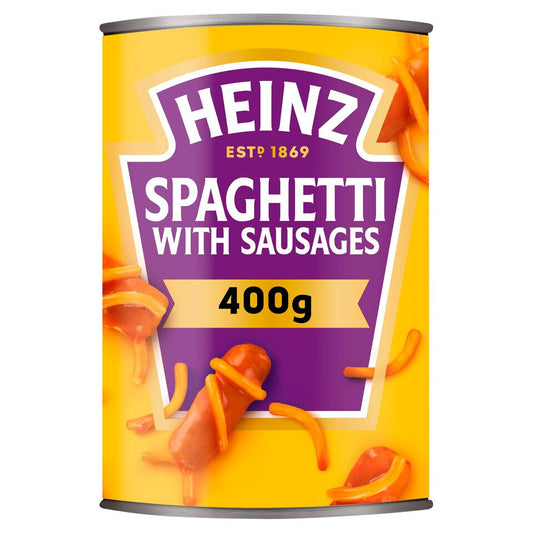 Heinz Spaghetti And Sausages 400G