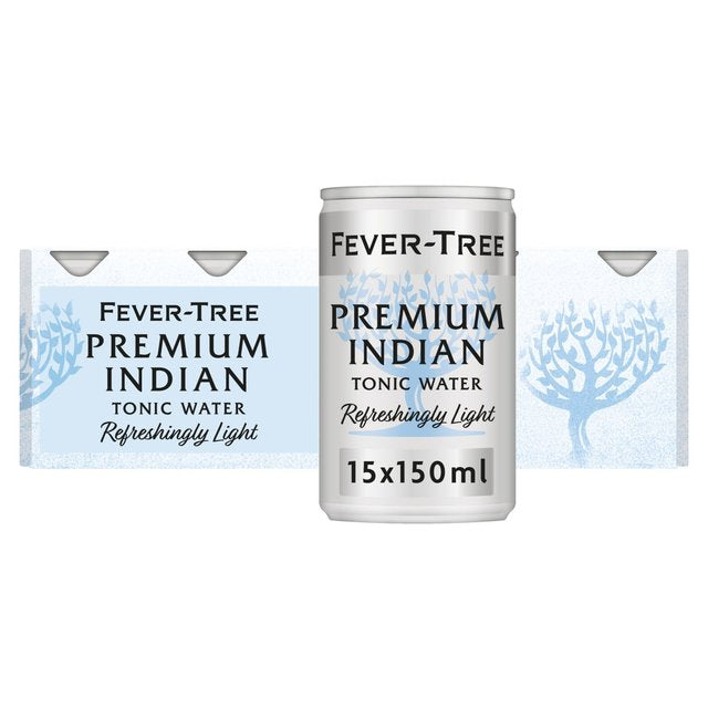 Fever-Tree Refreshingly Light Premium Indian Tonic Water 15 x 150ml Cans