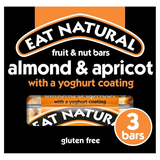 Eat Natural With Almonds, Apricots And A Yoghurt Coating 50g (Pack of 12)