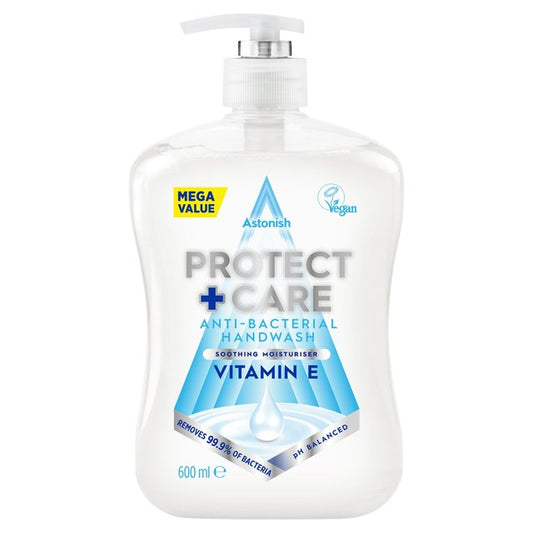 Astonish Protect & Care Anti Bacterial Handwash Moisture 600ml