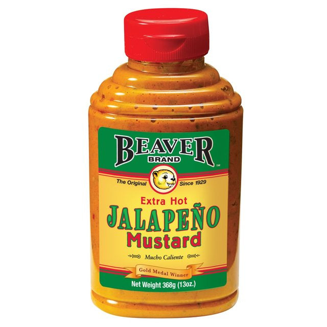 Beaver Extra Hot Jalapeno Mustard 368g