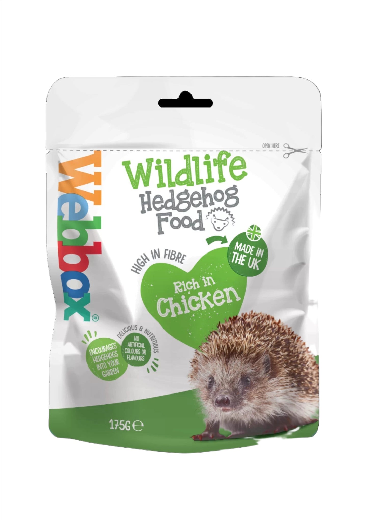 Webbox Wildlife Hedgehog Food, 400g pack of 2