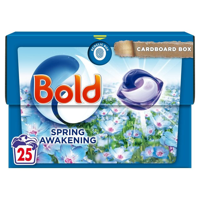 Bold All-in-1 Pods Washing Liquid Capsules Spring Awakening, 25 Washes