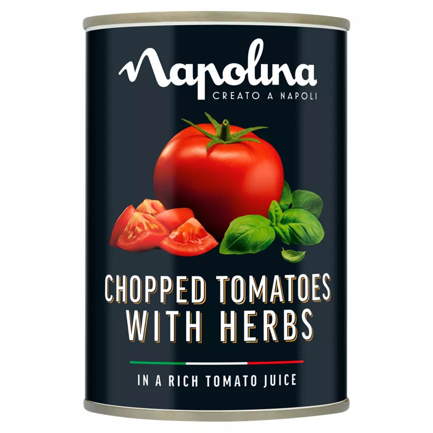 Napolina Chopped Tomatoes with Herbs 400 g