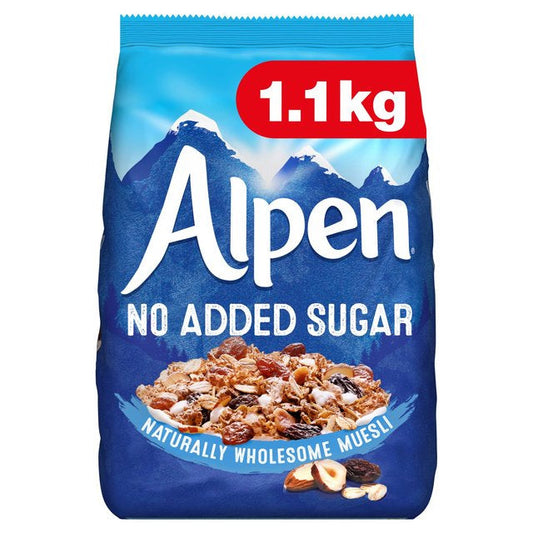 Alpen Muesli No Added Sugar 1100g