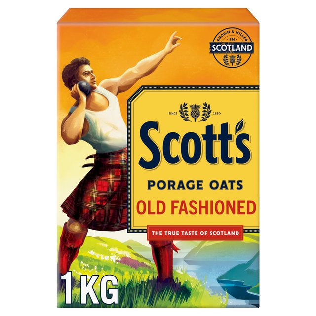 Scott's OLD FASHIONED Porage Oats - ORANGE BOX (1kg)