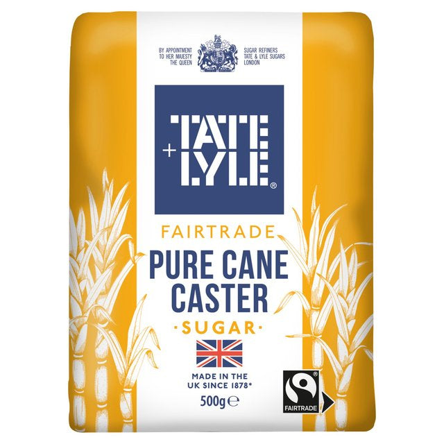 Tate & Lyle Fairtrade Caster Sugar (500g)