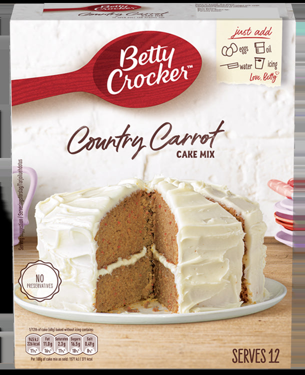 Betty Crocker Carrot Cake Mix (500g)