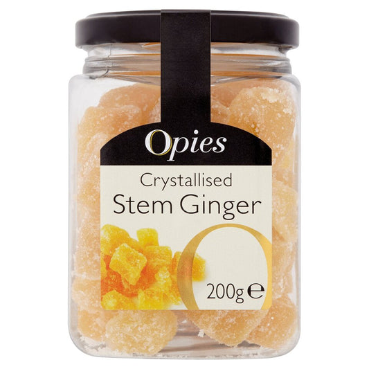 Opies Crystallised Stem Ginger (200g)