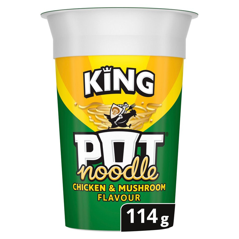 Pot Noodle King Pot Noodles Chicken & Mushroom Flavour (114g)