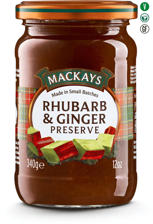 Mackays Rhubarb & Ginger Preserve (340g)