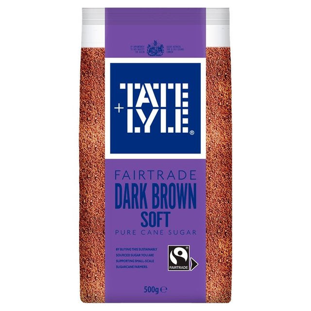 Tate & Lyle Fairtrade Soft Dark Brown Cane Sugar (500g)