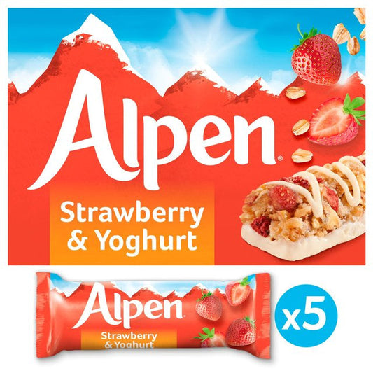 Alpen Strawberry & Yogurt Bar (5X29g)