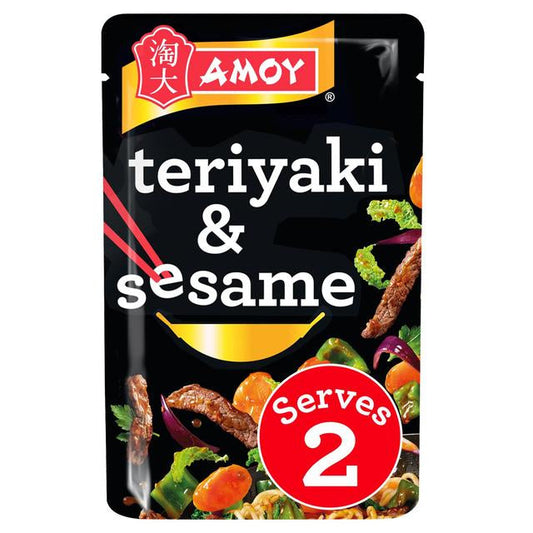 Amoy Straight To Wok Teriyaki & Sesame Seeds Stir Fry Sauce (120g)