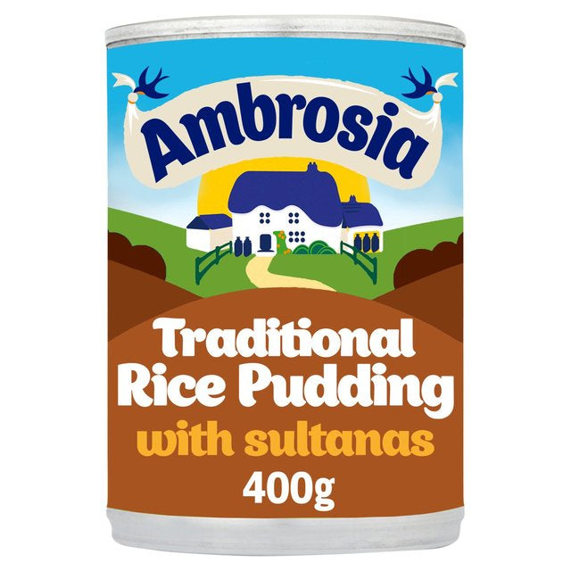 Ambrosia Traditional Rice Pudding With Sultanas & Nutmeg 400g