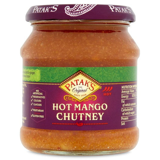 Patak's Hot Mango Chutney (340g)