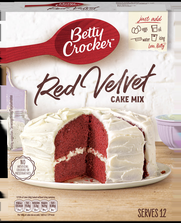 Betty Crocker Red Velvet Cake Mix (450g)