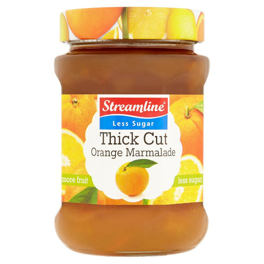 Streamline Reduced Sugar Thick Cut Orange Marmalde (340g)