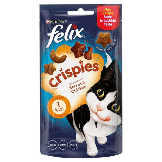 Felix Crispies Cat Treats Beef & Chicken (45g)