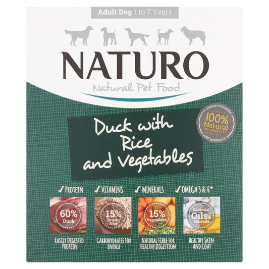 Naturo Adult Dog Food Duck & Rice With Vegetable (400g)