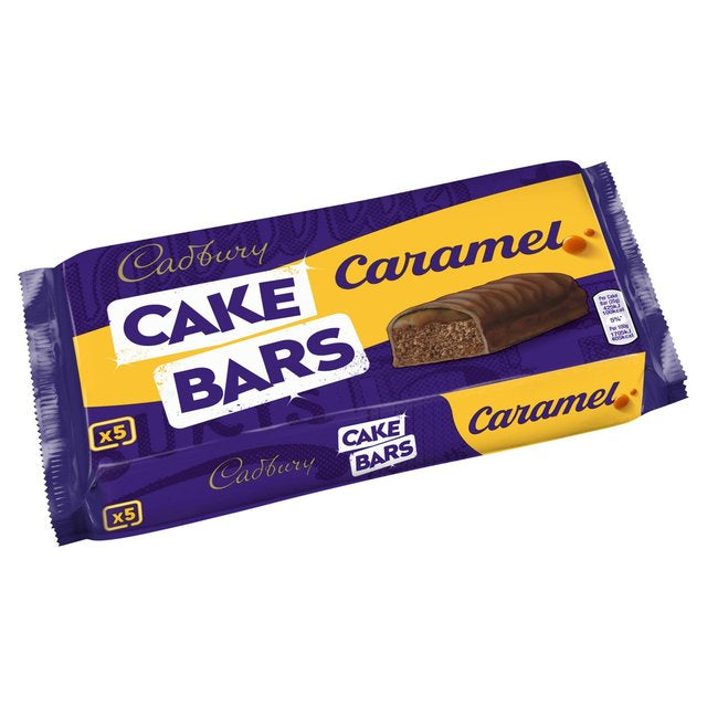 Cadbury Caramel Cake Bars (5 per pack)