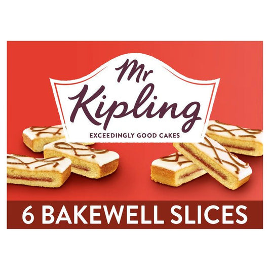 Mr Kipling Bakewell Slices (6 per pack)