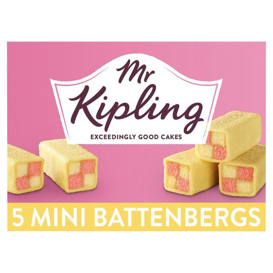 Mr Kipling Mini Battenbergs (5 per pack)