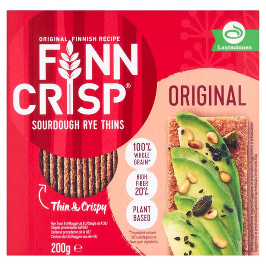 Finn Crisp Original Rye Thin Crispbread (200g)