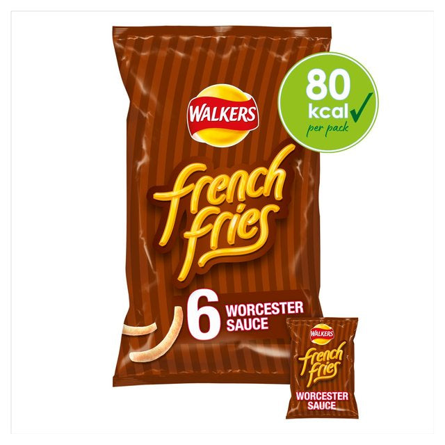 Walkers French Fries - Worcester Sauce (6X19g)