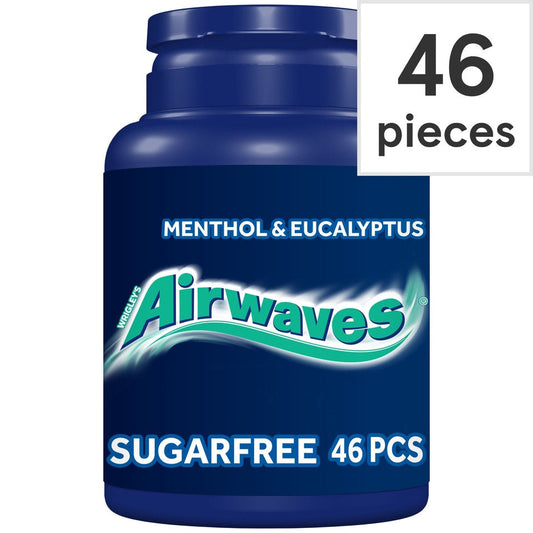 Wrigley's Airwaves Sugarfree Gum - Menthol & Eucalyptus (46 per pack)