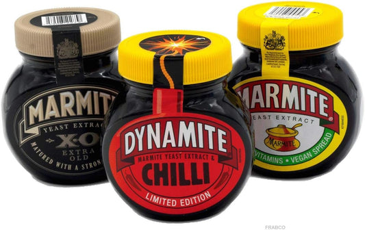 Marmite Collection Limited Edition XO Chilli (Dynamite) and Classic Original Pack of 3