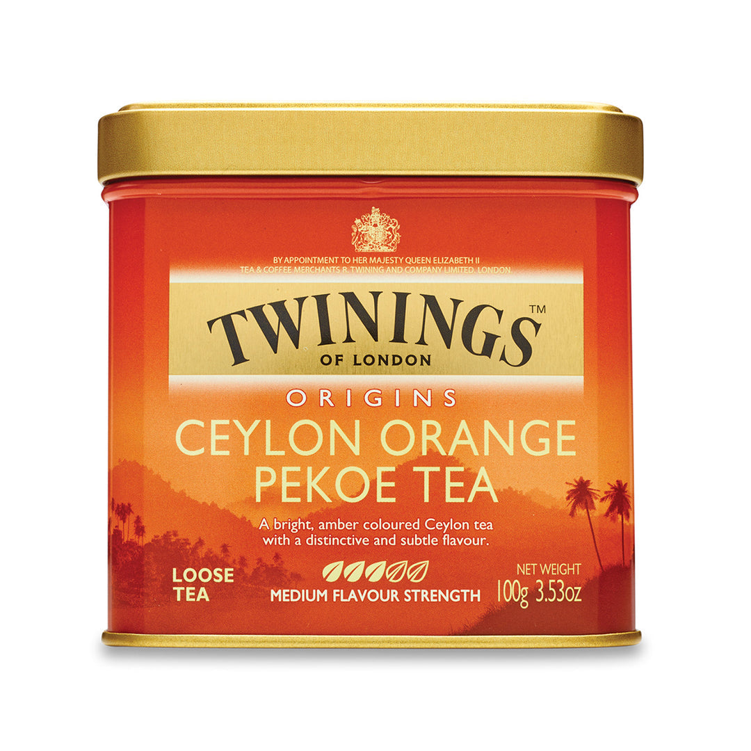 Twinings Ceylon Orange Pekoe Loose Tea Caddy (International Blend) - 100g