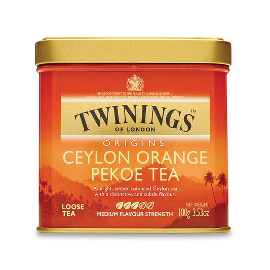 Twinings Ceylon Orange Pekoe Loose Tea Caddy (International Blend) - 100g