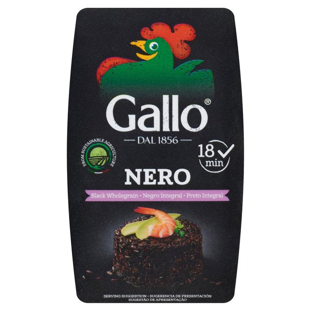 Riso Gallo Black Wholegrain Rustico 500g