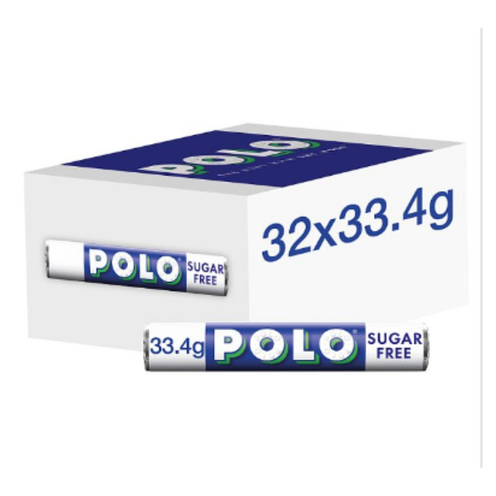 Polo Mints - Sugar Free Full Box 32 x 34g Tubes