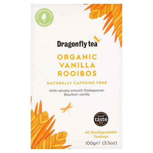 Dragonfly Tea Naturally Caffeine Free Rooibos Vanilla (40 per pack)