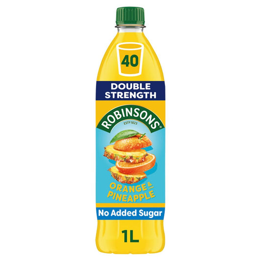 Robinsons Orange & Pineapple Squash With No Added Sugar (1L)