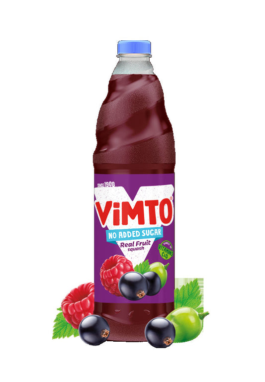 Vimto Original Fruit Juice Cordial No Added Sugar (1L)