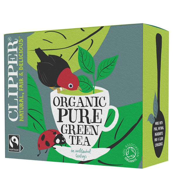 Clipper Fairtrade Pure Green Tea (80 per pack)